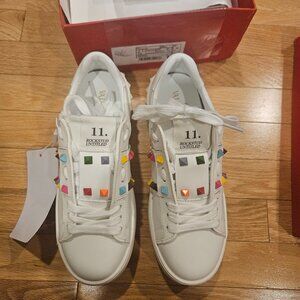 NEW Valentino Garavani Women's Rockstud Untitled Low Top Sneakers AUTHENTIC